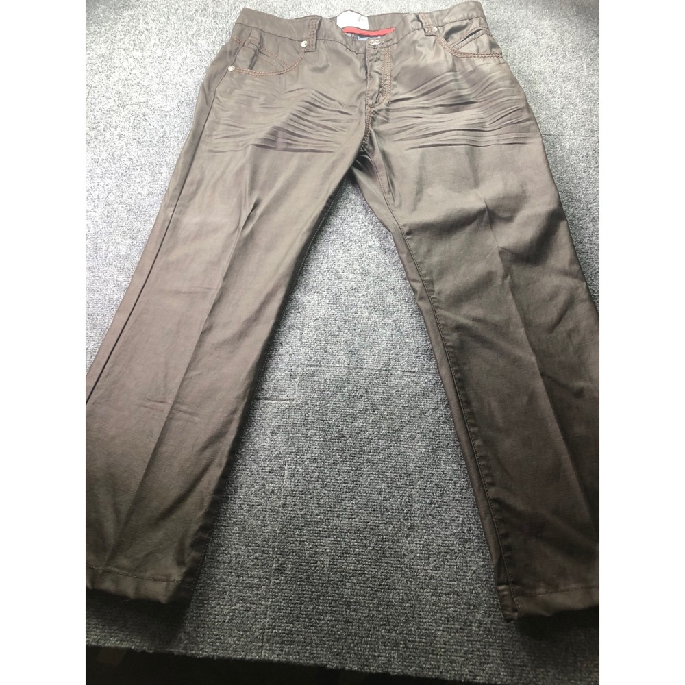 Angelino Jeans Mens 38x33 Baggy Loose Fit Designer Skater Hip Hop